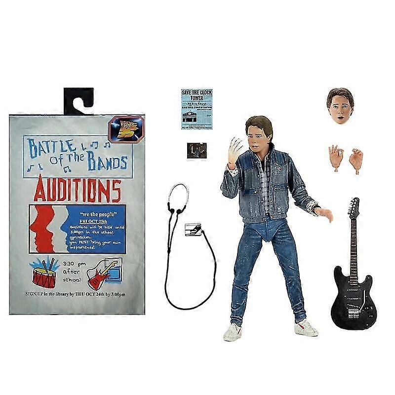 Back To The Future Doctor Protective Suit Edition 7 Inch Action Figure Safe and Top Quality