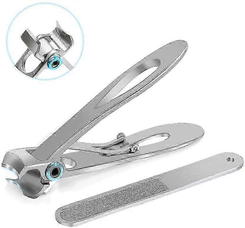 Coupe-ongles à ouverture de mâchoire de 15 mm de large, avec lime à ongles