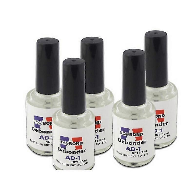 5pcs 10ml Ad-1 Eyelash Glue Remover Eyelash Extension Adhesive Debonder For Removing False Eyelashes Makeup Removal Tool