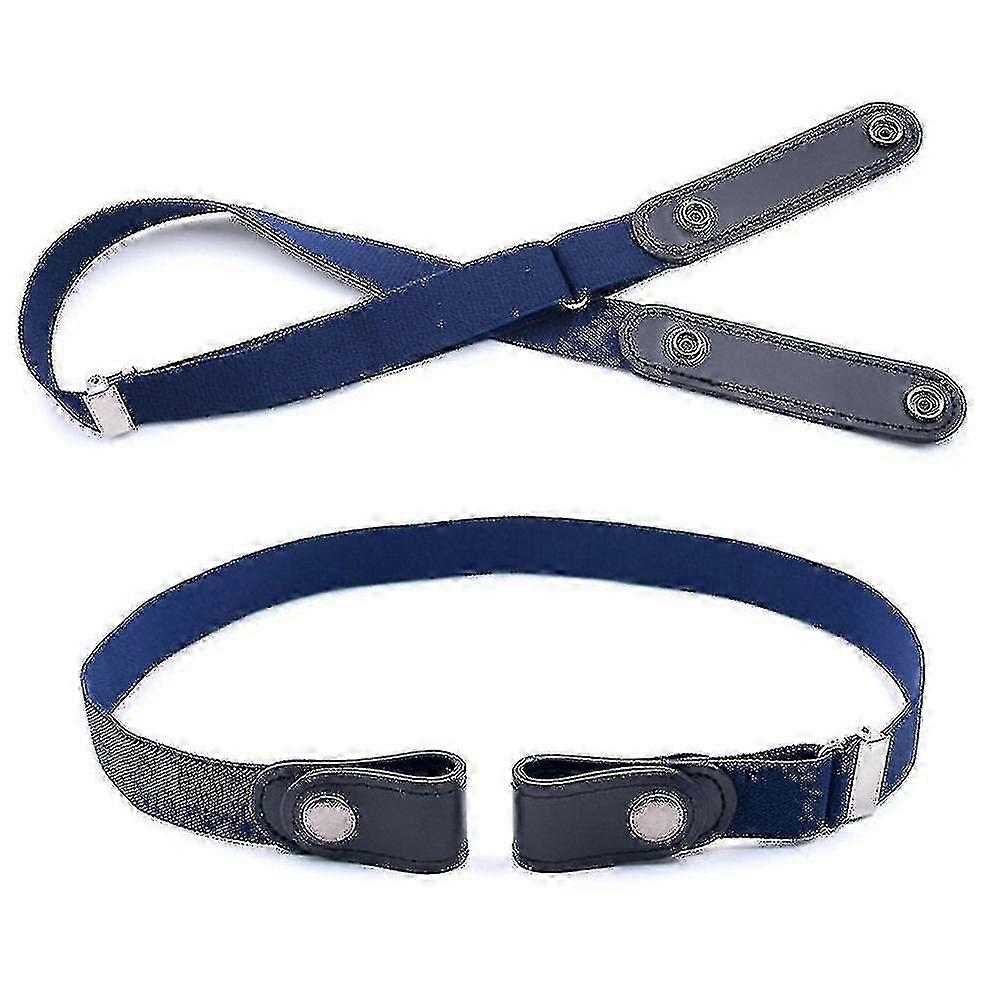 Ingen spenne elastisk midjebelte for kvinner, kaffe