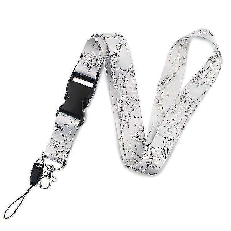 Stylish Marble Design Key Band - White