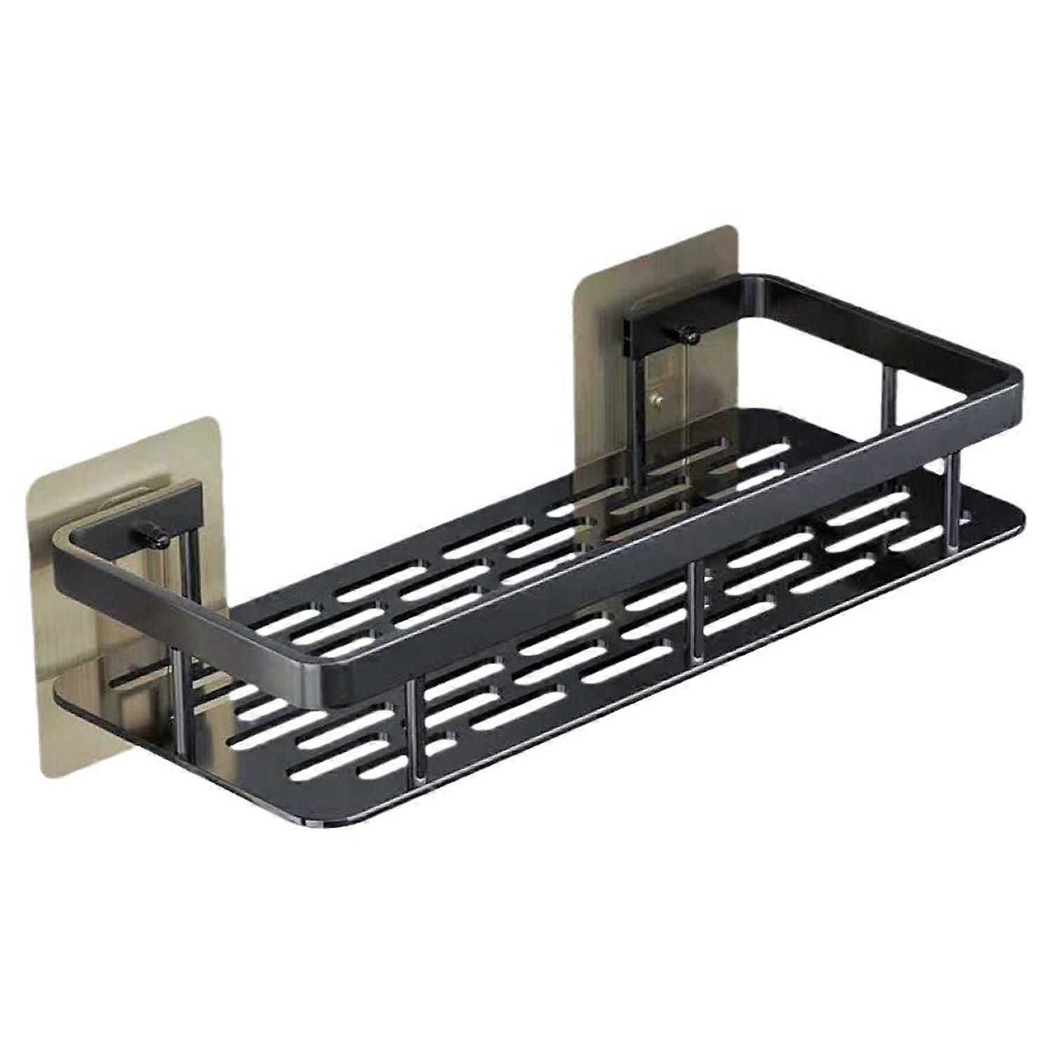 Wall-mounted Storage Bracket Metal Shelf Rustproof Corrosion Resistant Strong Load-bearing Easy