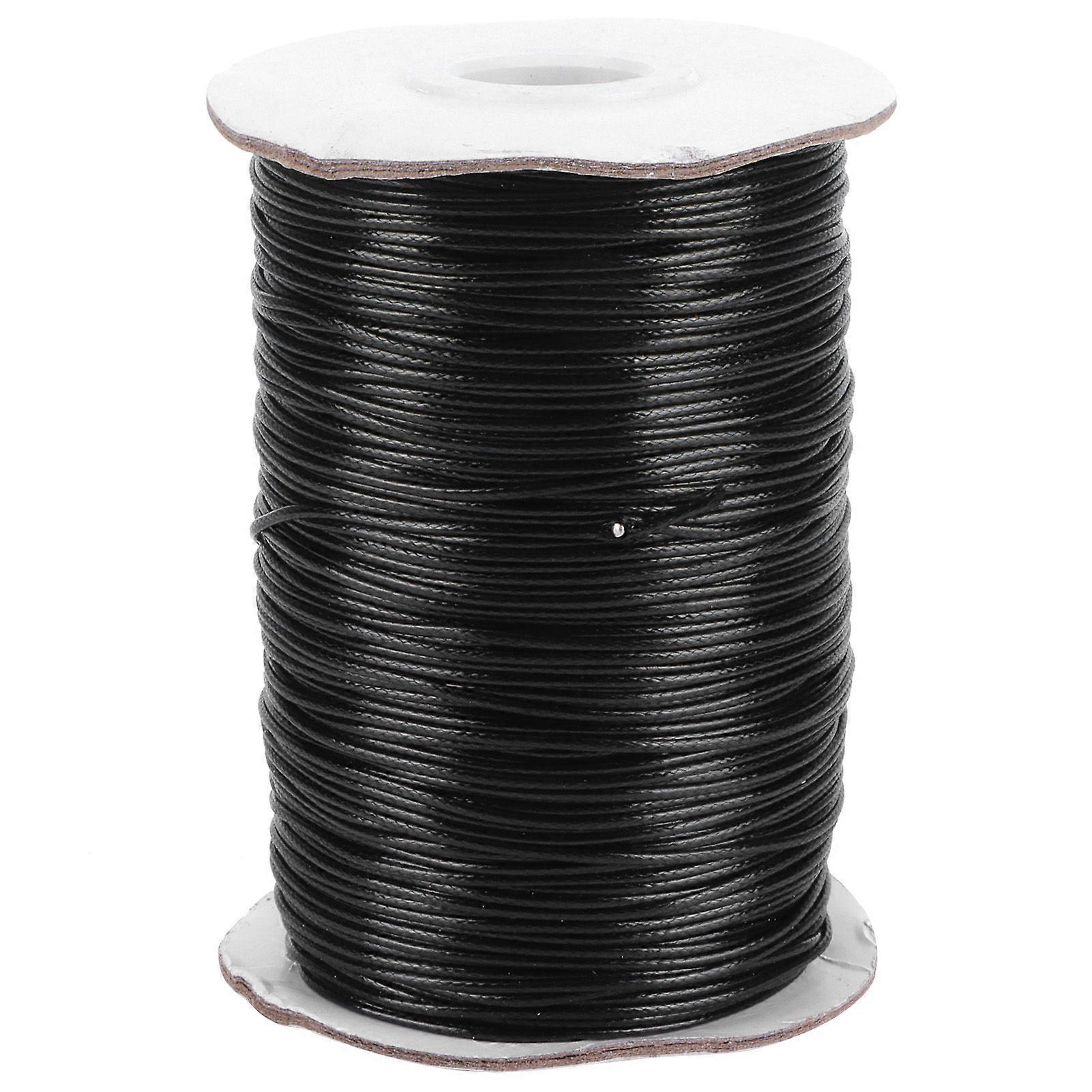 1mmx160m Wax Rope Environmentally Friendly DIY HandWoven Waterproof Waxed Wire Cord Thread