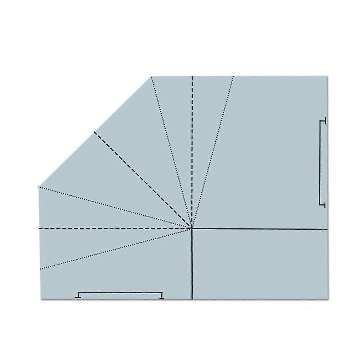 DIY Fabric Foldable Food Basket Sewing Template,Handbag Quilting Template,12inch