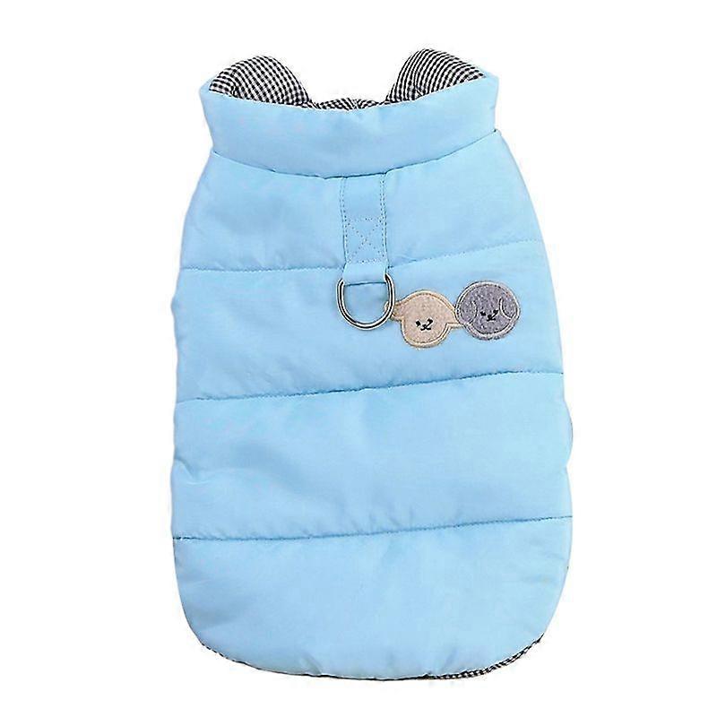 Dog Winter Clothes Puppy Warm Jacket Coat for Small Medium Dog Cats with D-Ring Vest Chihuahua French Bulldog Costumes S