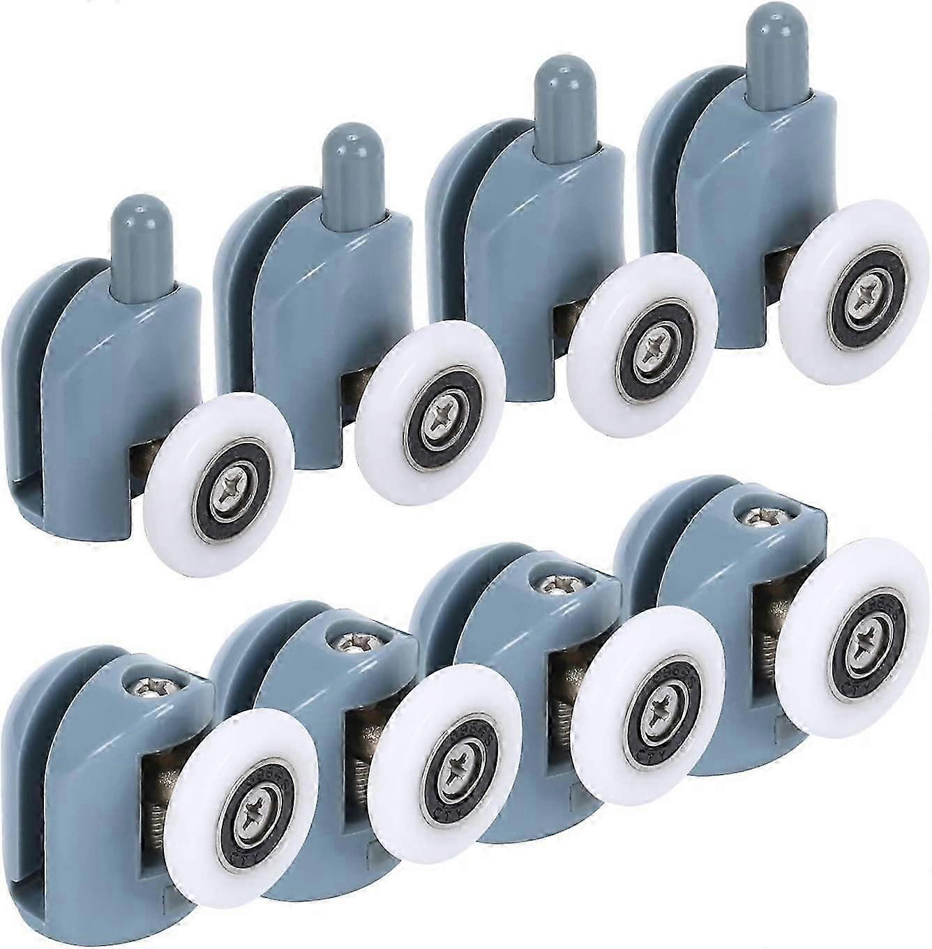 8pcs Sliding Door Roller Up and Down Rollers Shower Door Accessories