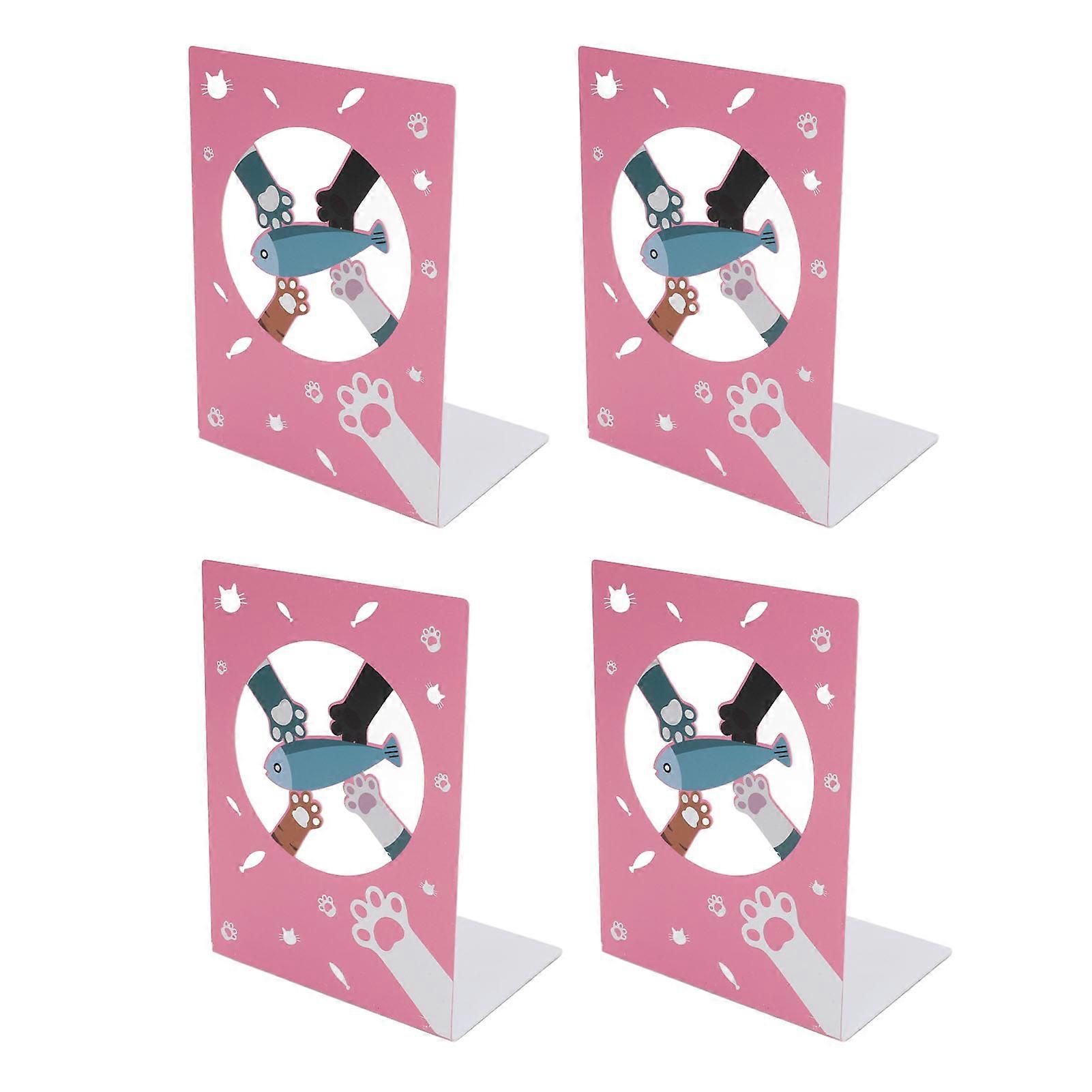 Metal Bookends, Organized Storage