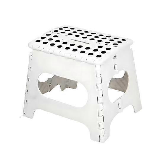Folding Step Stool with Portable Handle Heavy Duty Plastic Holds Up to 300Lbs Kitchen