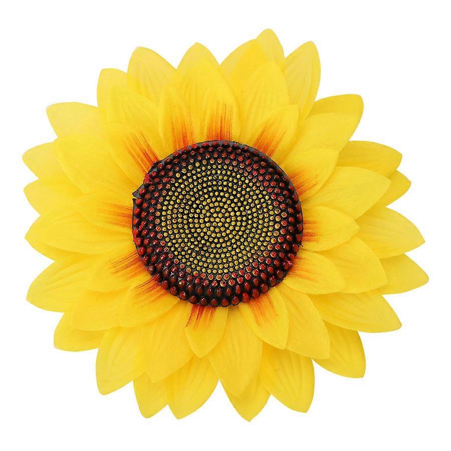 Versatile 25cm Artificial Sunflower Head, Perfect for Indoors and Outdoors