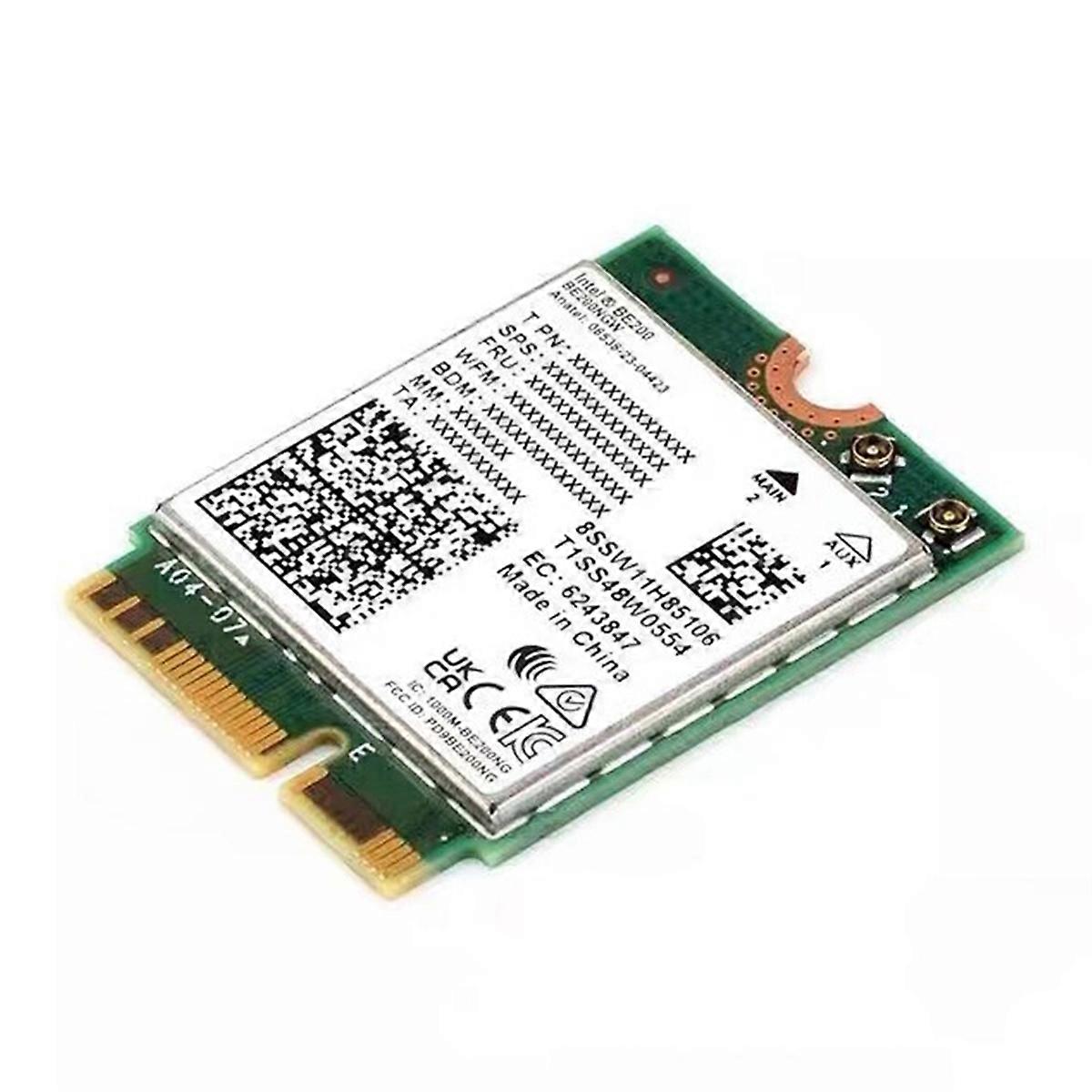 BE200 WiFi7 Tri Band Wireless Network Card WiFi Card 2.4G/5G/6Ghz Network Wireless Adapter for Win1