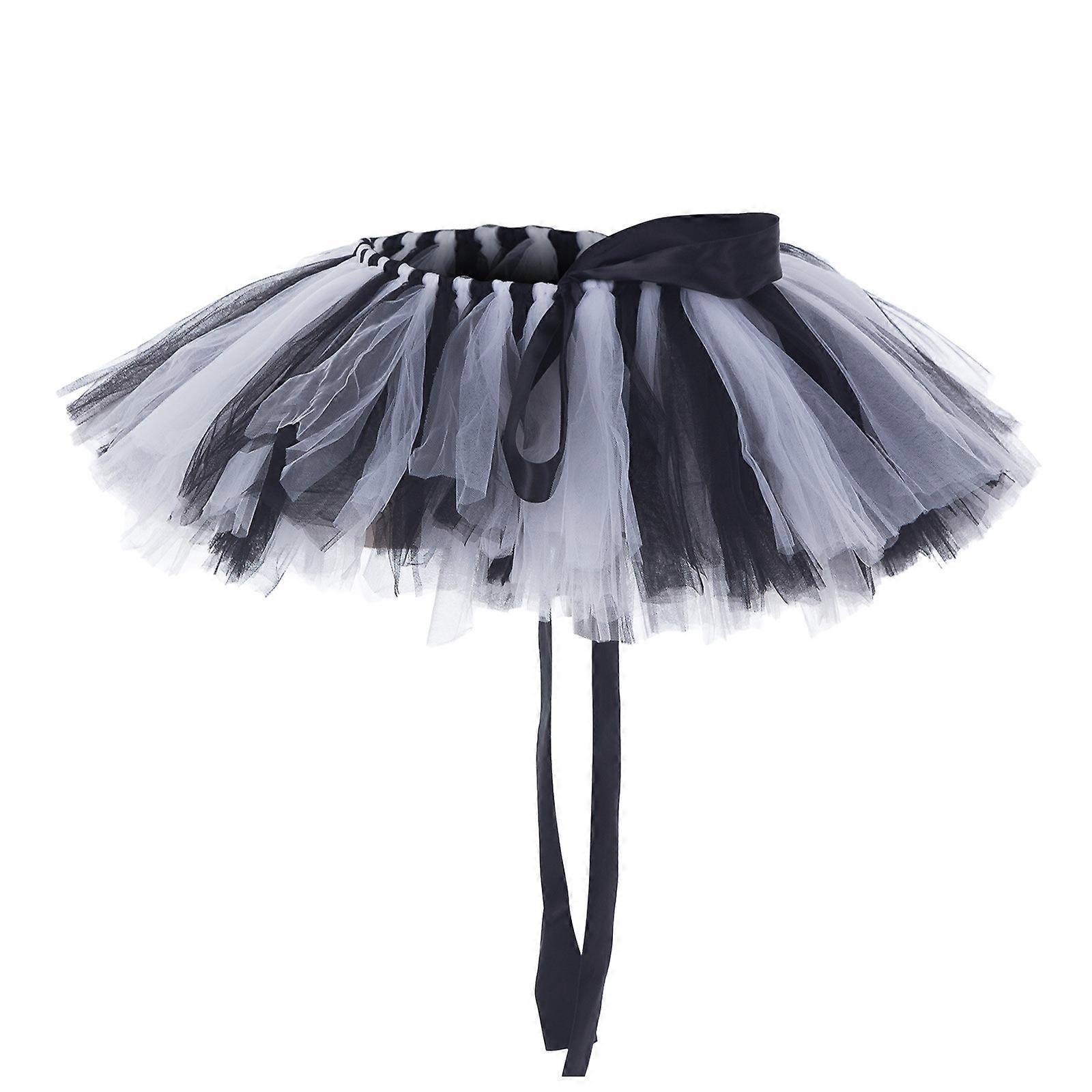 Women's Tulle Skirt Carnival Classic Elastic Women's Carnival Costume Tulle Skirt 50s Tutu Skirt Short Ballet Underskirt Petticoat Tutu
