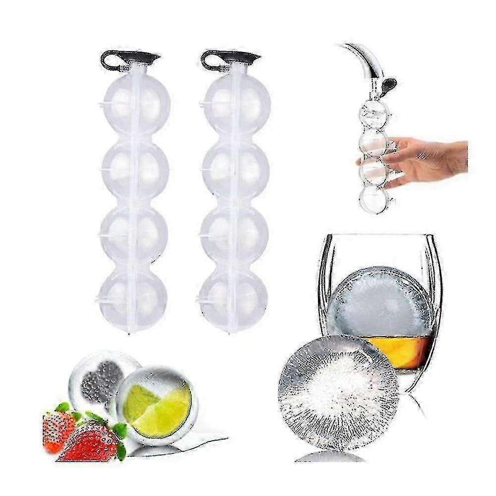 4-hole Ice Cube Ball Machine, Diy Mold For Sphere Large Tray Whiskey