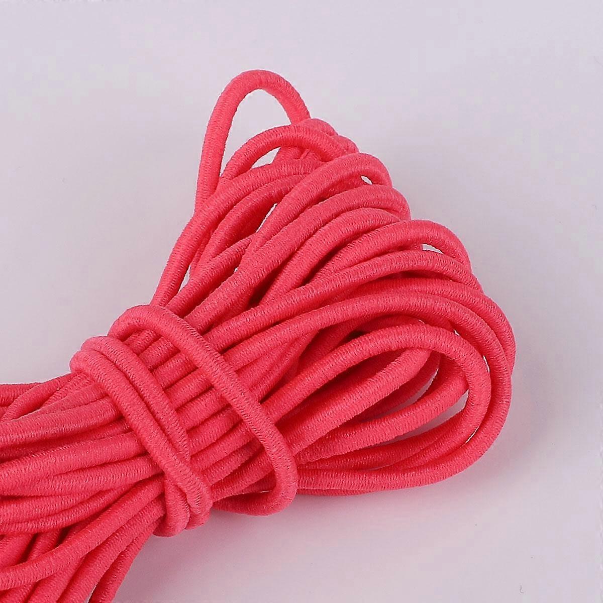 5m Colorful Skinny Elastic Band 2.5 mm Round Rope Rubber Ribbon Stretchy Band Elastic Line