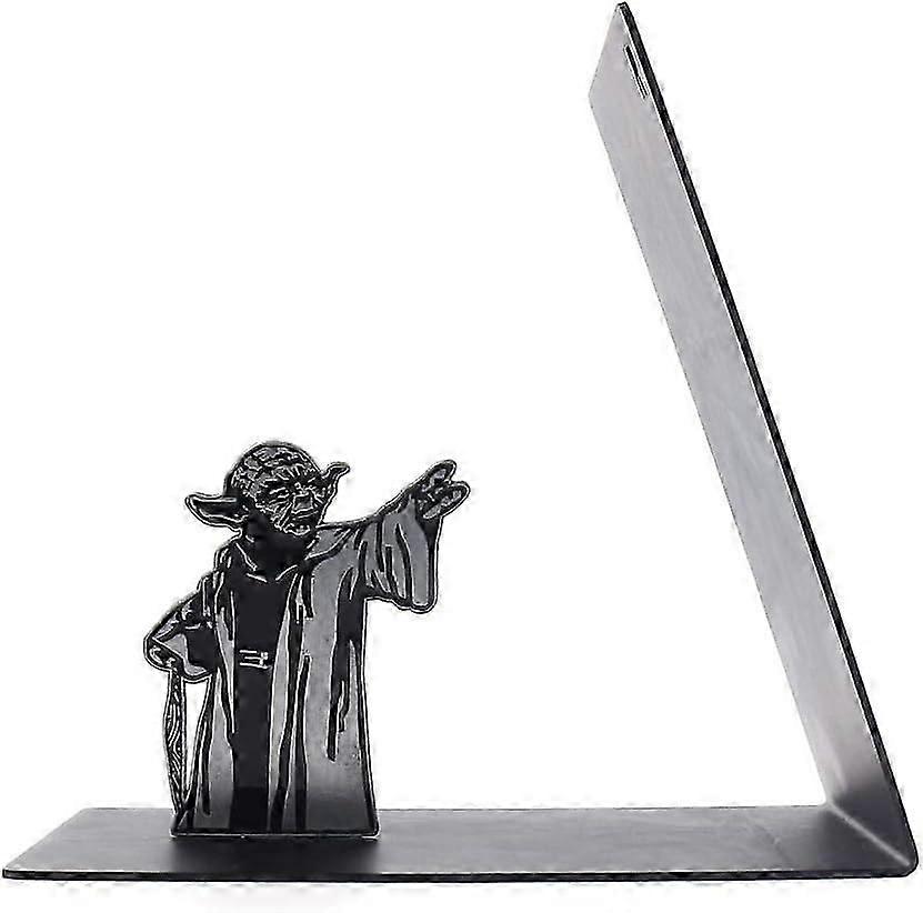 Bookends, Adjustable, Non-Slip, for Home, Office (Black)