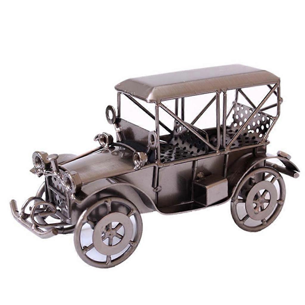 Wohnkultur Kunst Modell Retro Eisen Kunst Oldtimer Modell Metall Roller Kollektion Moderne Ornamente Oldtimer Geschenke Silber