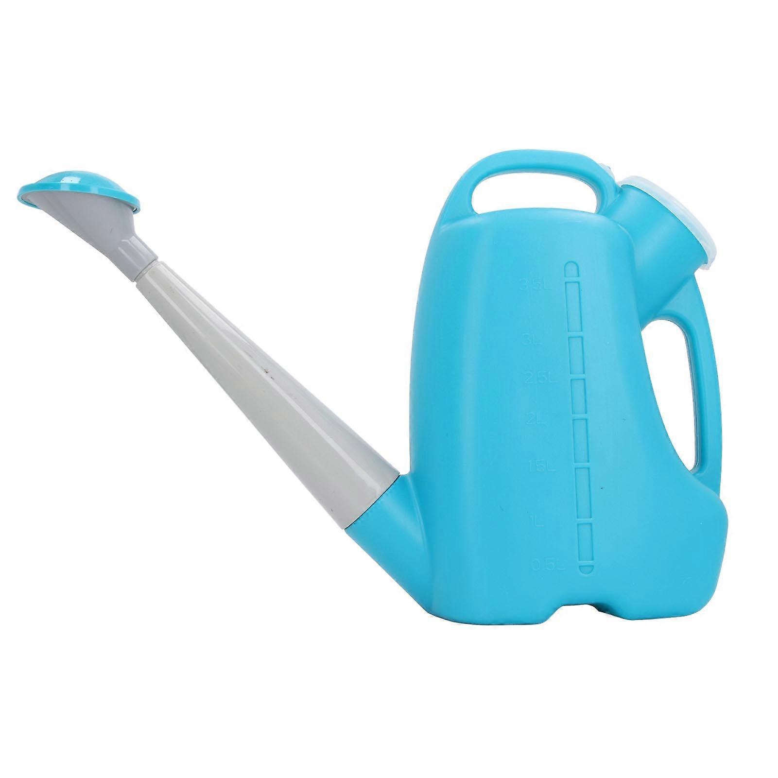 Garden Watering Pitcher Large Capacity PP Long Spout Flower Watering Can for Agriculture Farm 3.5L Dark Blue