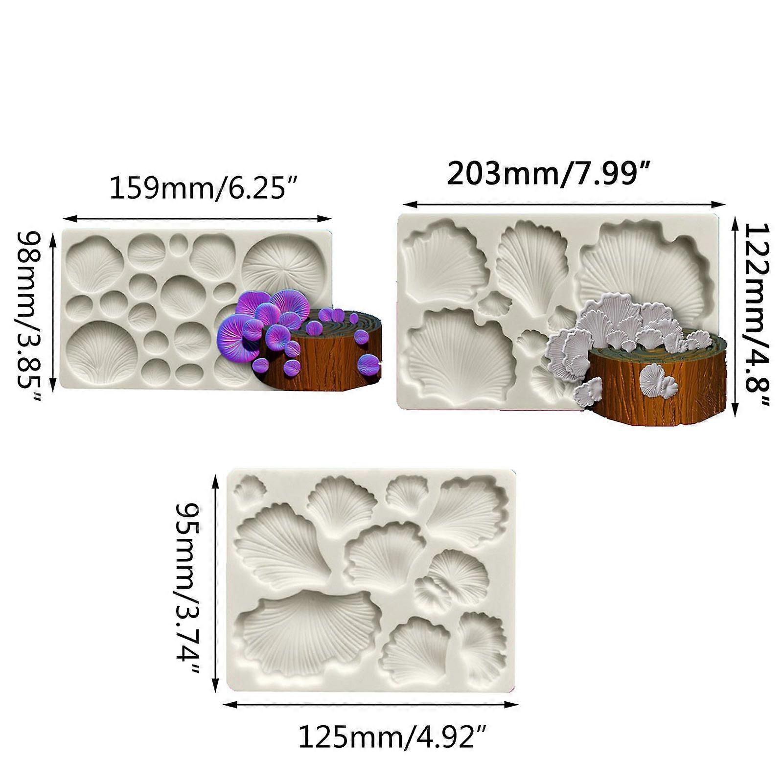 Mushroom Chocolate Sugar Craft Molds Cake Decorating Tool Silicones Soap Molds Resins Crafts Tool Easy to Clean