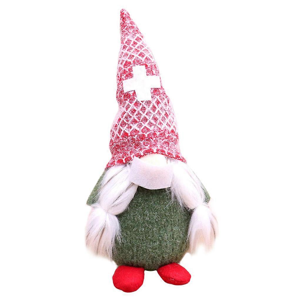Χριστουγεννιάτικο Gnome με Μάσκα Χειροποίητο Σκανδιναβικό Σουηδικό Tomte Gnomes Santa Elf Toy Winter Home Table Decor