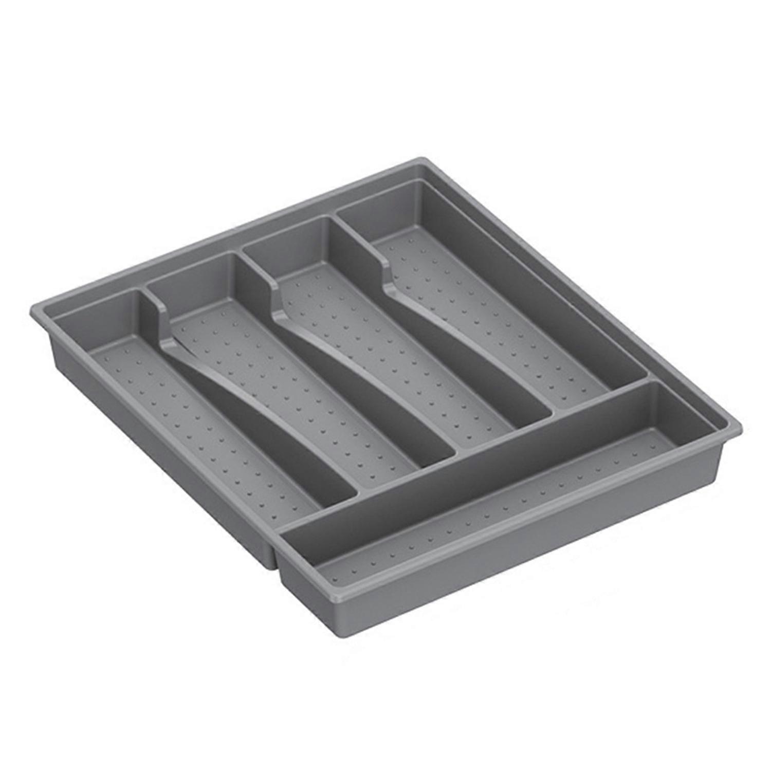 Cutlery Storage Box with Transparent Lid Classification Organization Large Capacity Multi