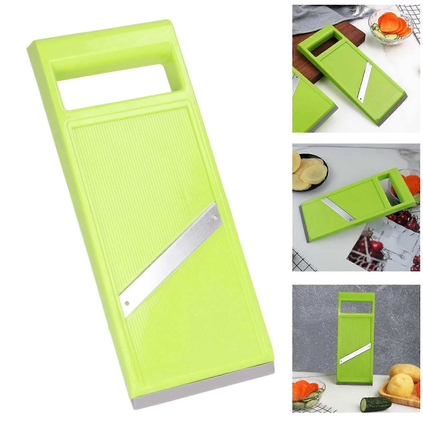 Stainless Steel Mandoline Slicer with Adjustable Blade for Versatile Vegetable Cutting and Food Preparation