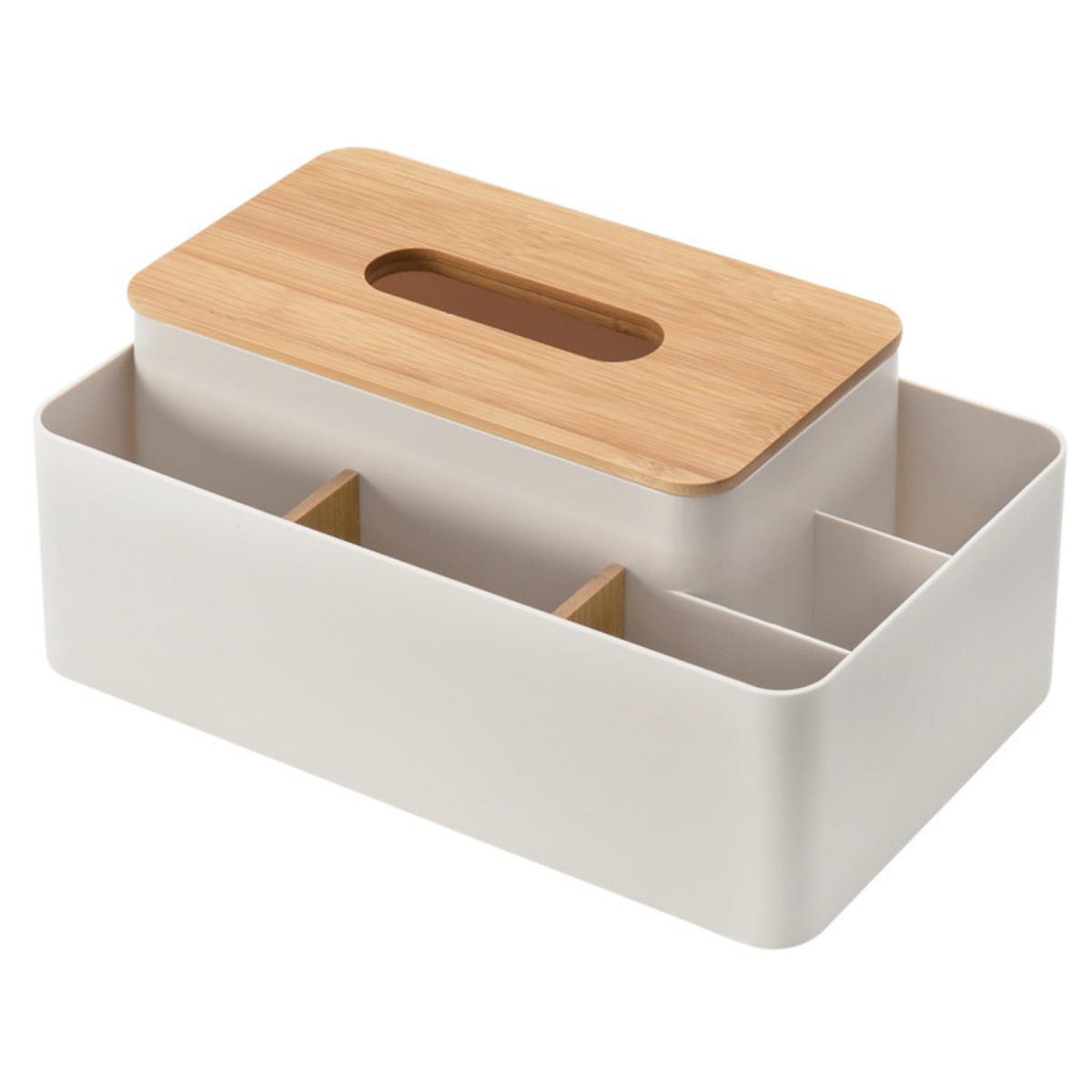 Tissue Box Holder, Rectangular Tissue Organizer