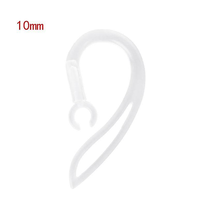 10mm Bluetooth-compatible Earphones Transparent Soft Silicone Ear Hook Loop Clip