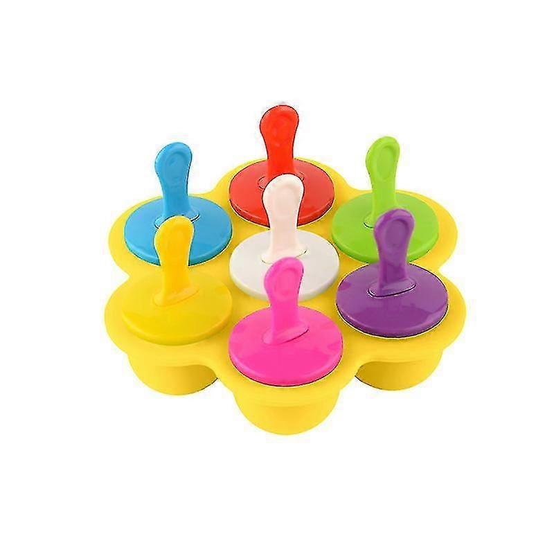 Yellow Silicone Popsicle Mold