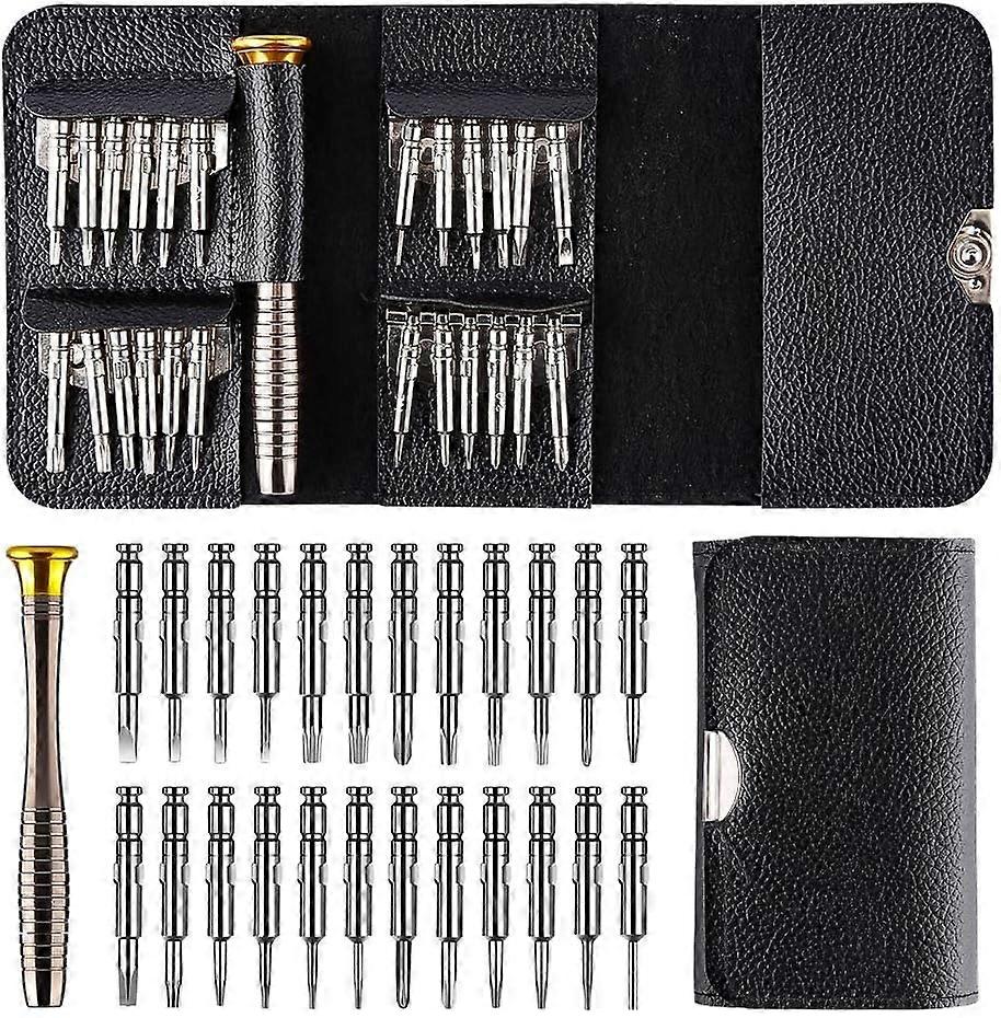 Precision Screwdriver Set for Electronics, Universal Multi-Tool Repair Kit, 24 Bits + Handle, Magnetic Screwdriver with High-Quality Chrome Vanadium