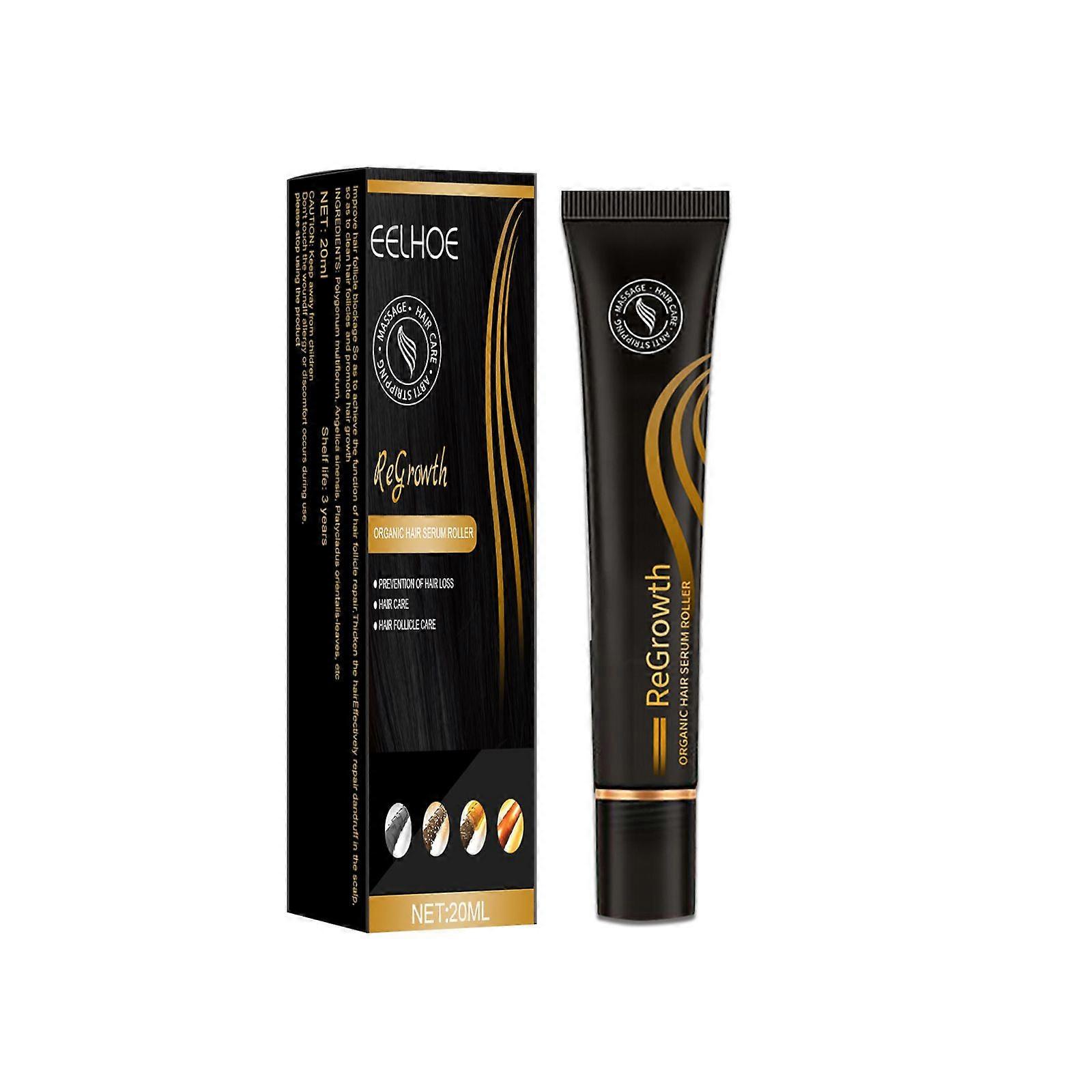 Eelhoe Ball Bearing Hair Growth Massager Stimulates Scalp To Nourish Roots And Densifies Polygonum Multiflorum Nutrient Solution