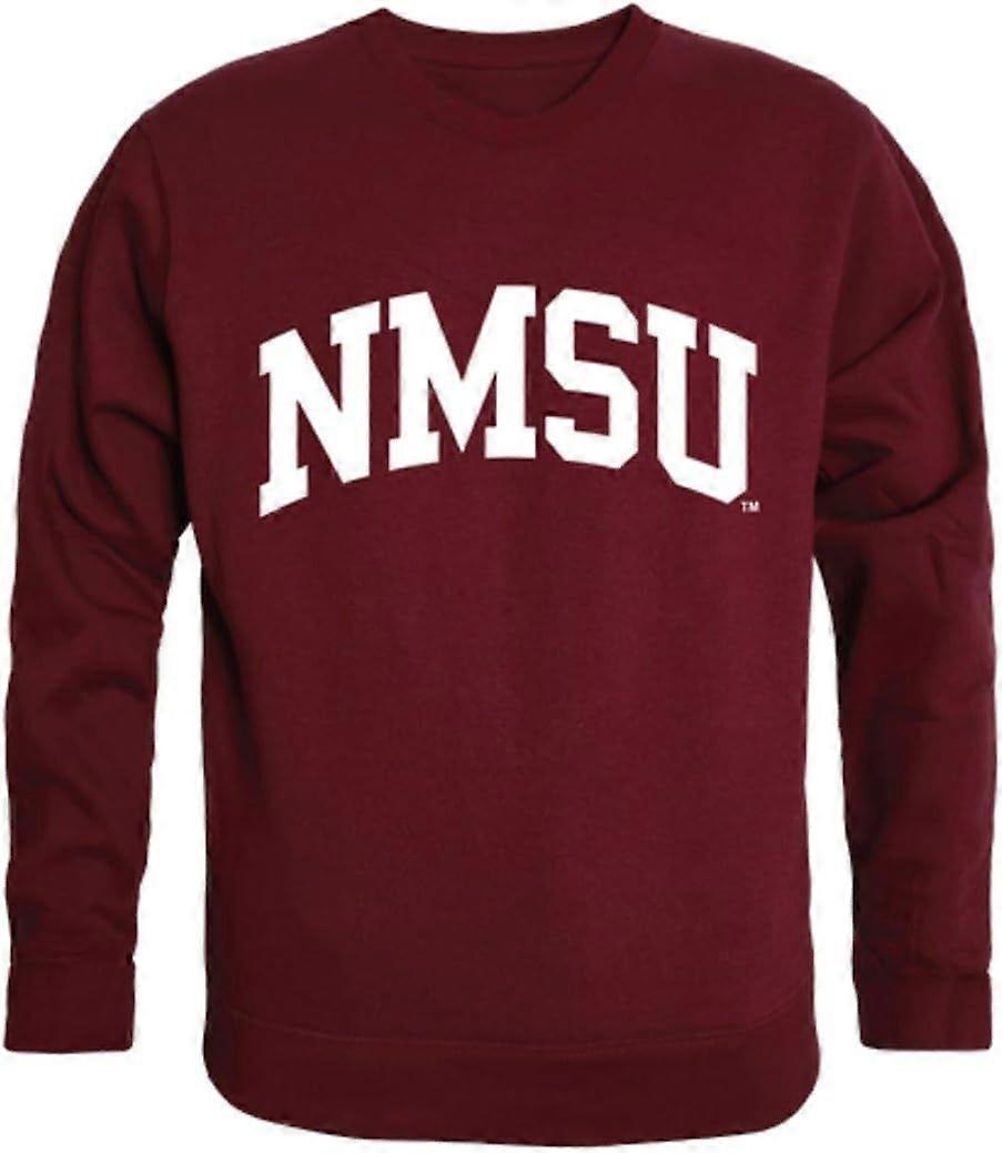 NMSU New Mexico State University Aggies Arch Crewneck Pullover Sweatshirt Maroon