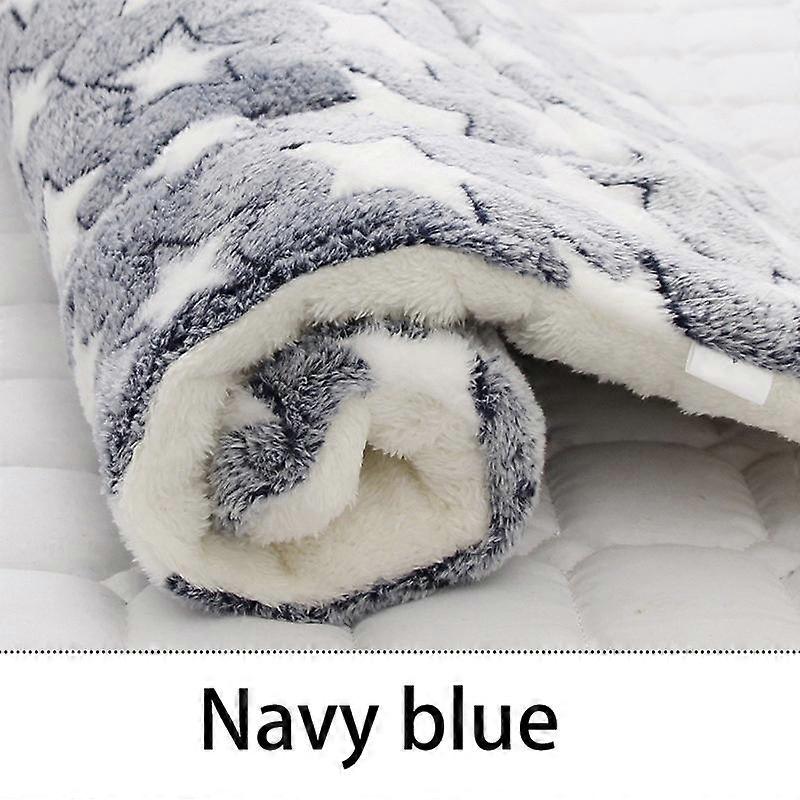 1Pcs Puppy Dog Cat Blanket Bed Mat Pet Soft Fleece Pad Thickened Keep Warm Sofa Cushion Home Rug
