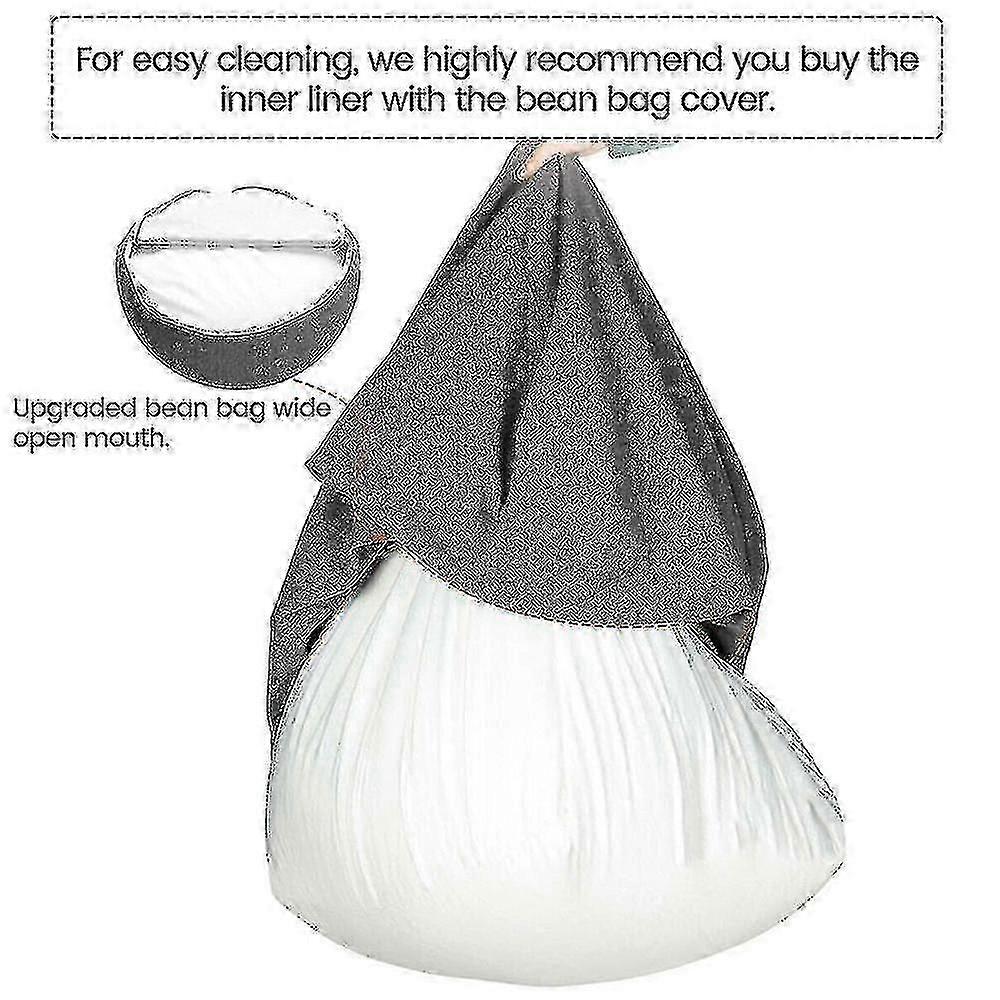 Nouvelle doublure intérieure pour Bean Bag Chair Coer Grand siège de canapé facile à nettoyer