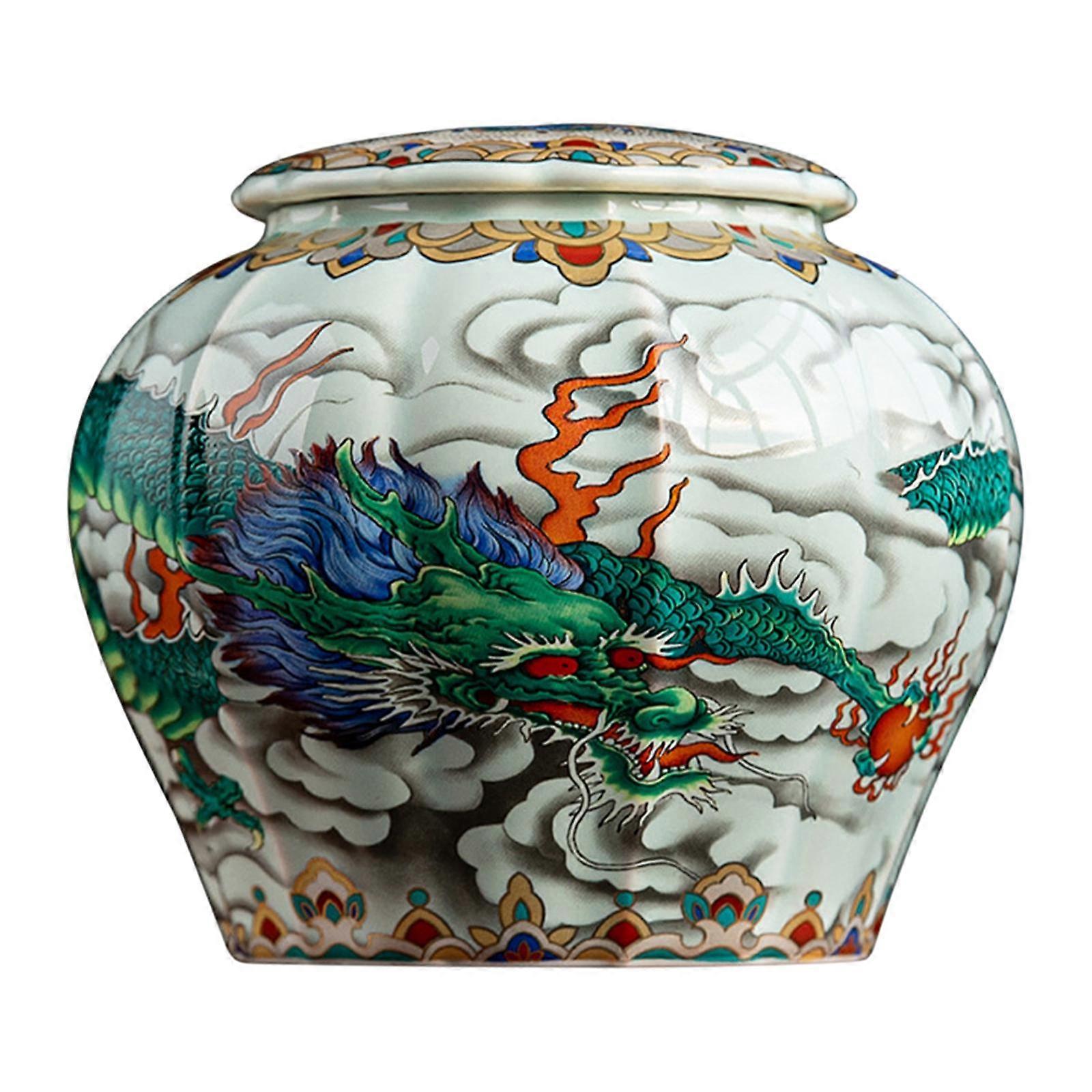 ジンジャージャーセラミック収納ジャージャー花瓶の装飾ダイニングテーブルテーブルリビングルーム用