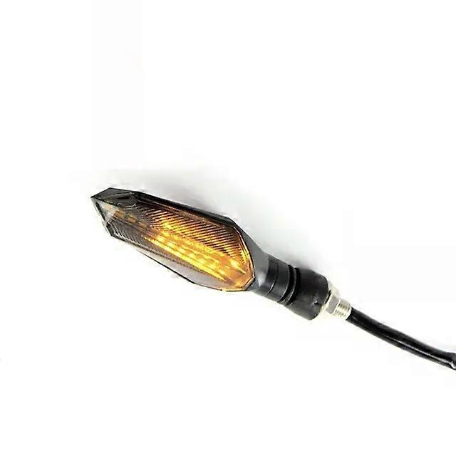 2Pcs LED Two Color Motorcycle Taillight Running Water Turn Signal Indicator Motorcycle Refitting Steering Light Moto Accessories