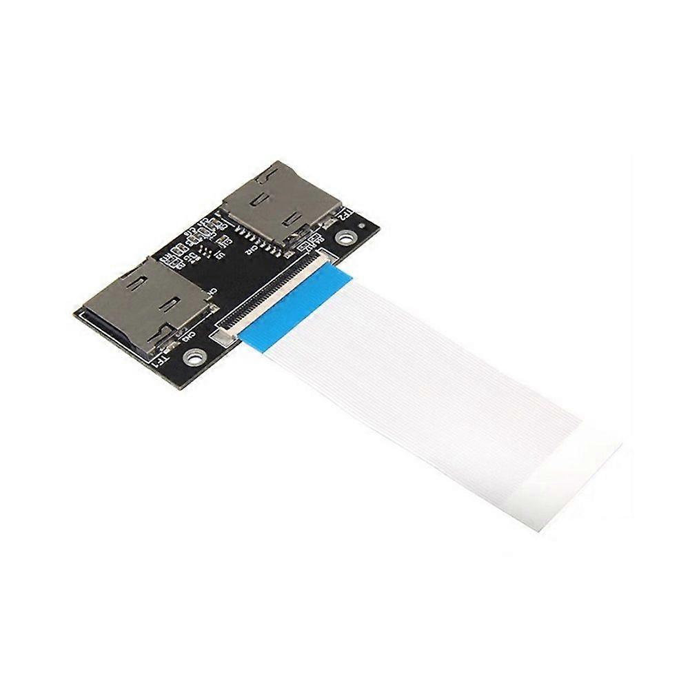 Dual TF Card Memory Card to Interface Connection Card Expansion Card for Computer Industrial Control Machine VCR NAS