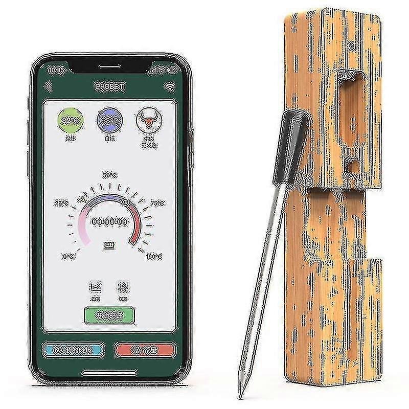 Trådløst smart kødtermometer - ovngrilltermometer med Bluetooth og wifi-forbindelse