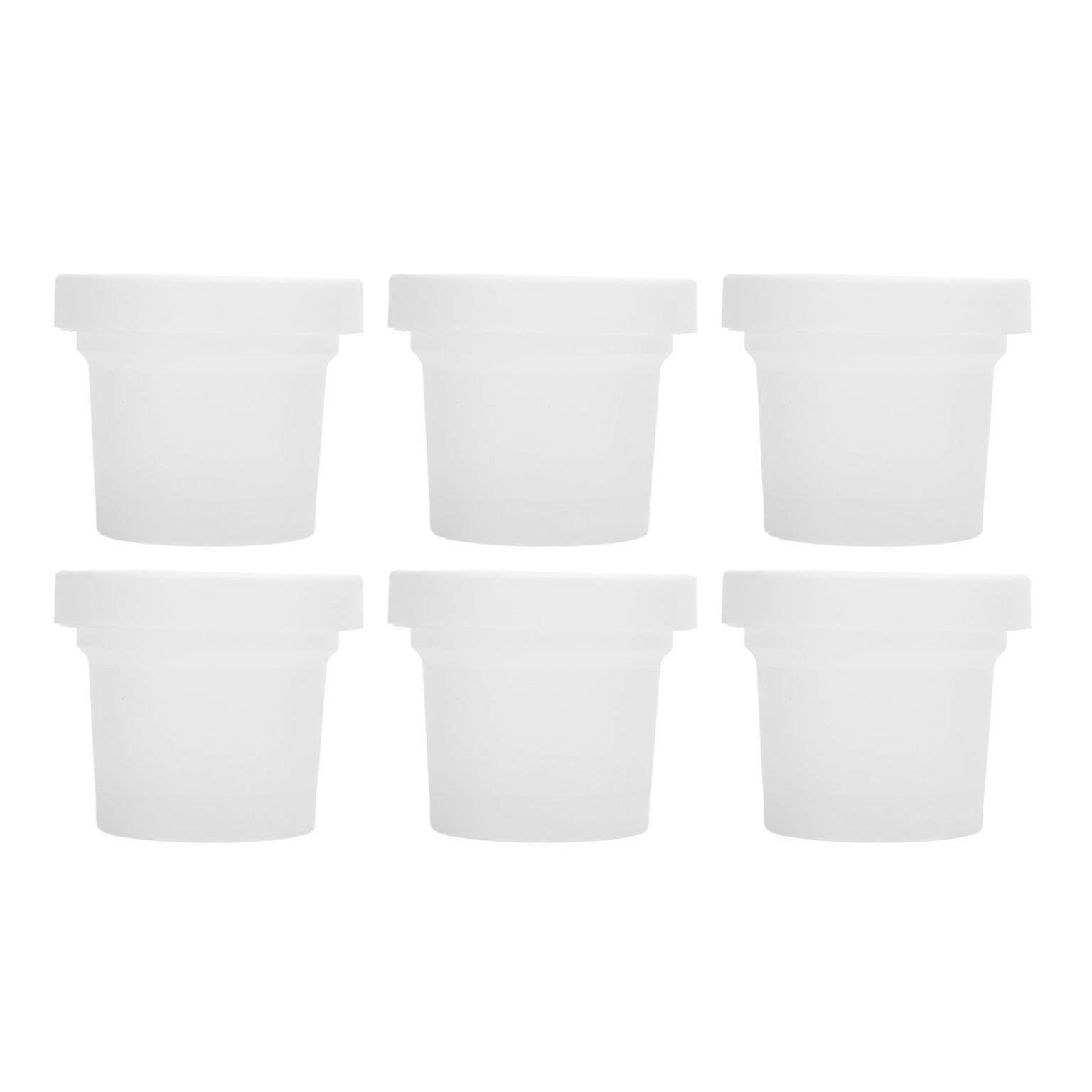 10-Pack High-Temperature Resistant Plastic Pudding Cups with Lids - Perfect Dessert Containers