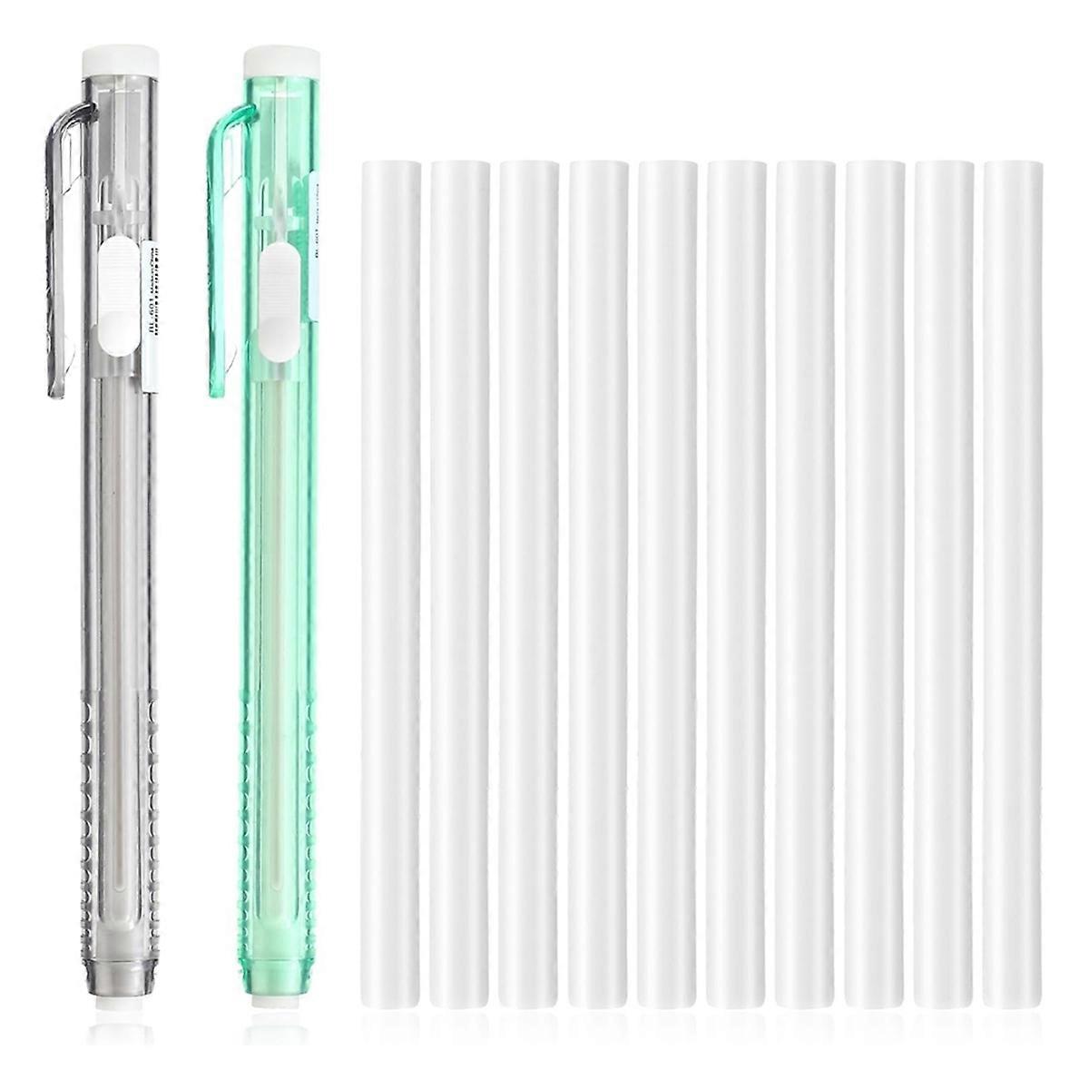12pcs Retractable Eraser Mechanical Eraser Pen Pencil Eraser Pencil