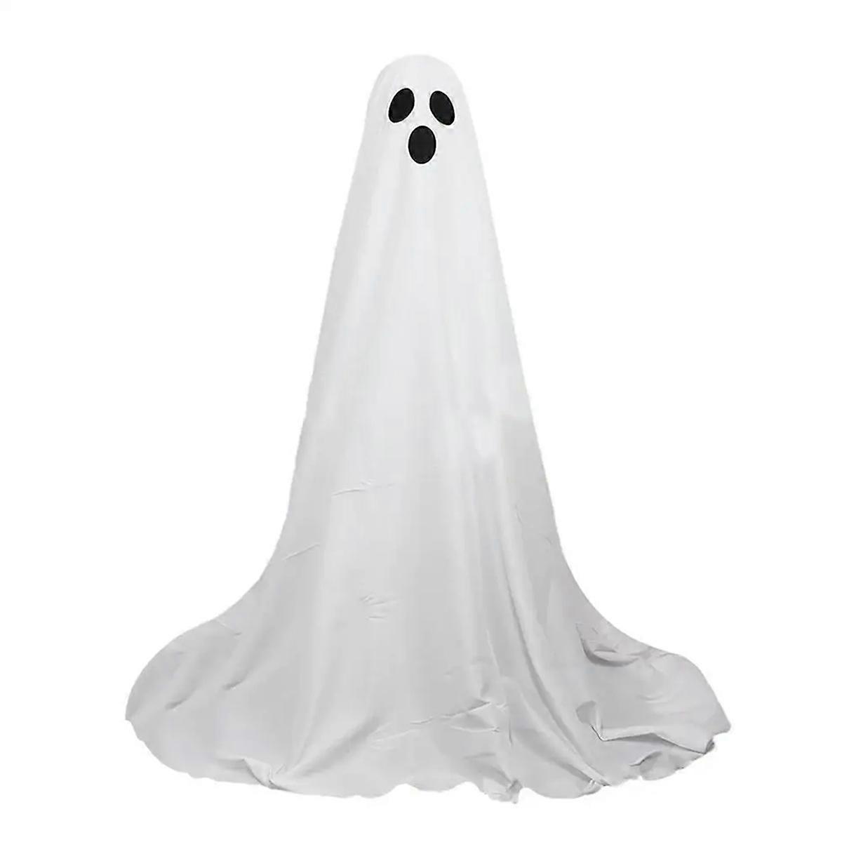 Halloween Ghost Light Up Creepy LED Light Standing White Ghost