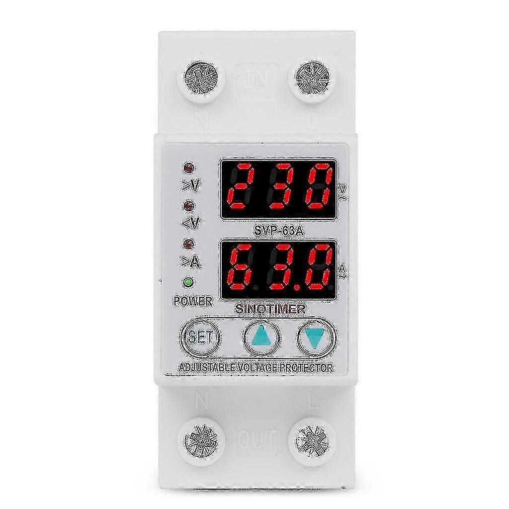63a 230v Over Under Voltage Protective Device Protector Current Limit Voltmeter