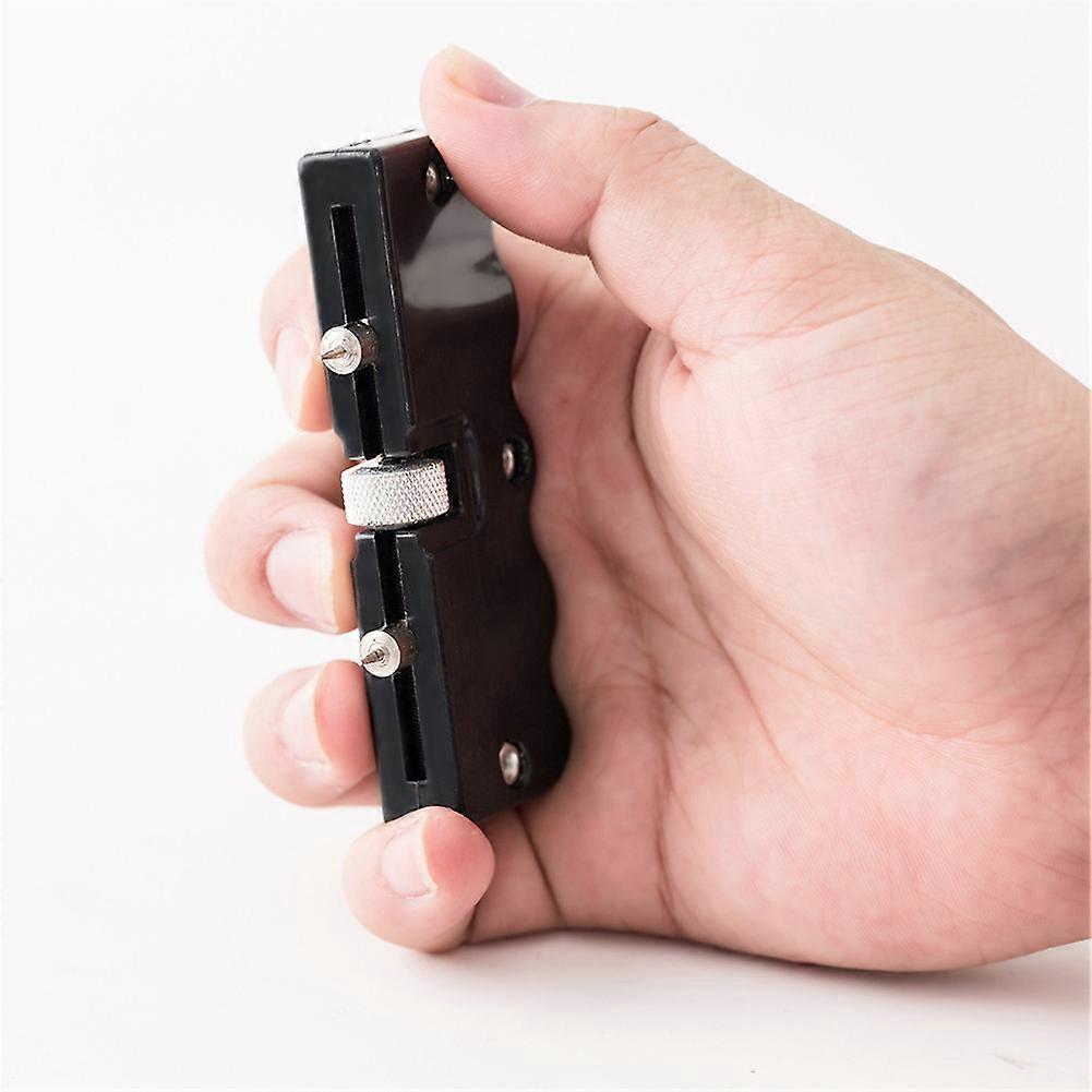 Rectangle Watch Back Case Opener Portable Watch Remover Repairing Tool Accessory (Black)
