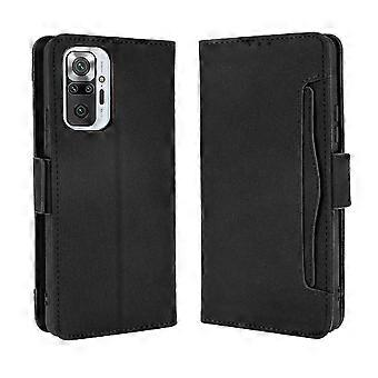 Magnetic Flip Wallet Case for Xiaomi Redmi Note 10 Pro max with Card Slots & Kickstand  Drop Tested, Shockproof Phone Cover