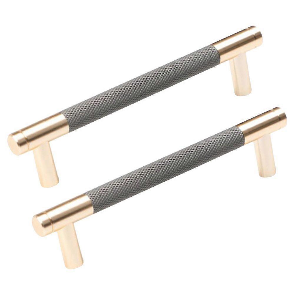 2pcs Cabinet T Bar Solid Handles Space Aluminum Pull Handles Drawer Pulls Furniture Hardwares