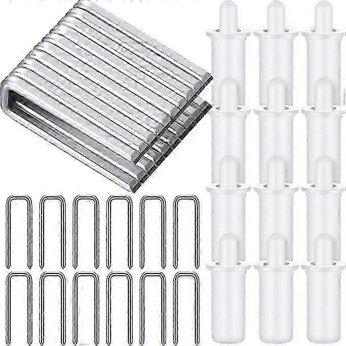 40pcs Shutter Repair Kit Plantation Shutter Staples Shutter Pins Louver Staples for Shutters