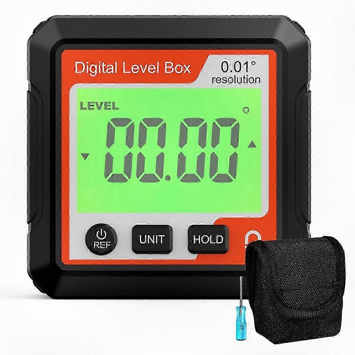 Magnetic Digital Angle Gauge with Electronic Level Finder for Woodworking and Measuring Tasks