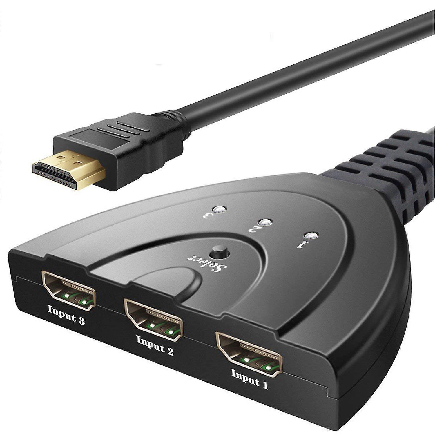 HDMI-Video-Umschalter 3-in-1