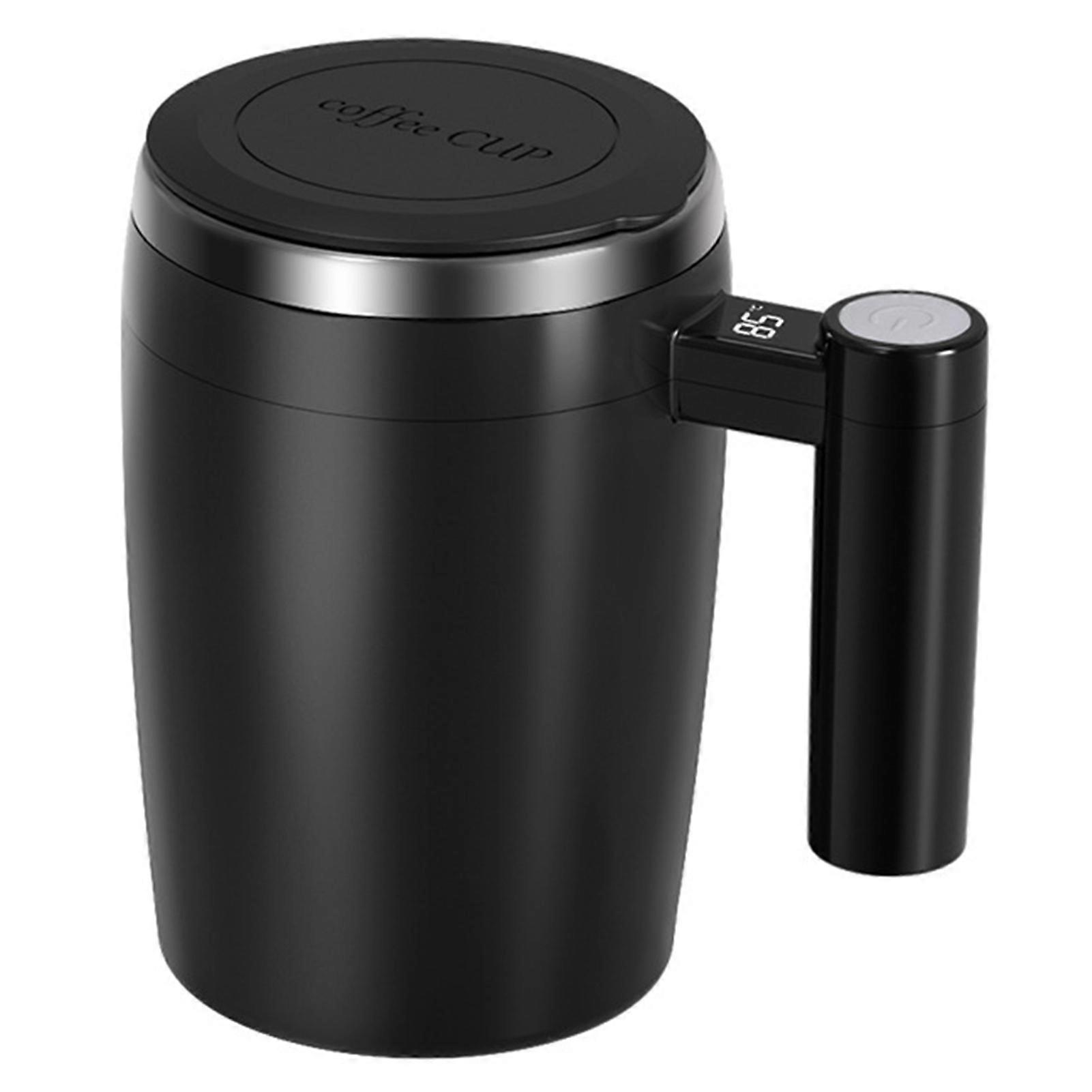 Automatic Magnetic Stirring Coffee Mug with Temperature Battery LCD Mug