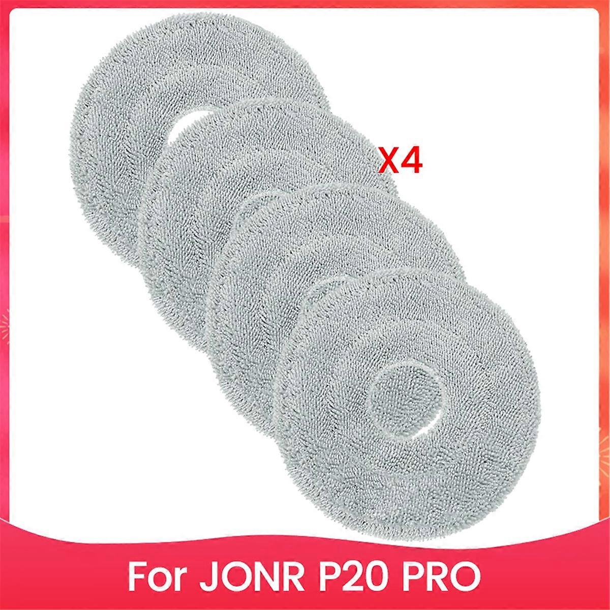 Mop Cloth Pads Set for JONR P20 PRO Spare Parts 4PCS