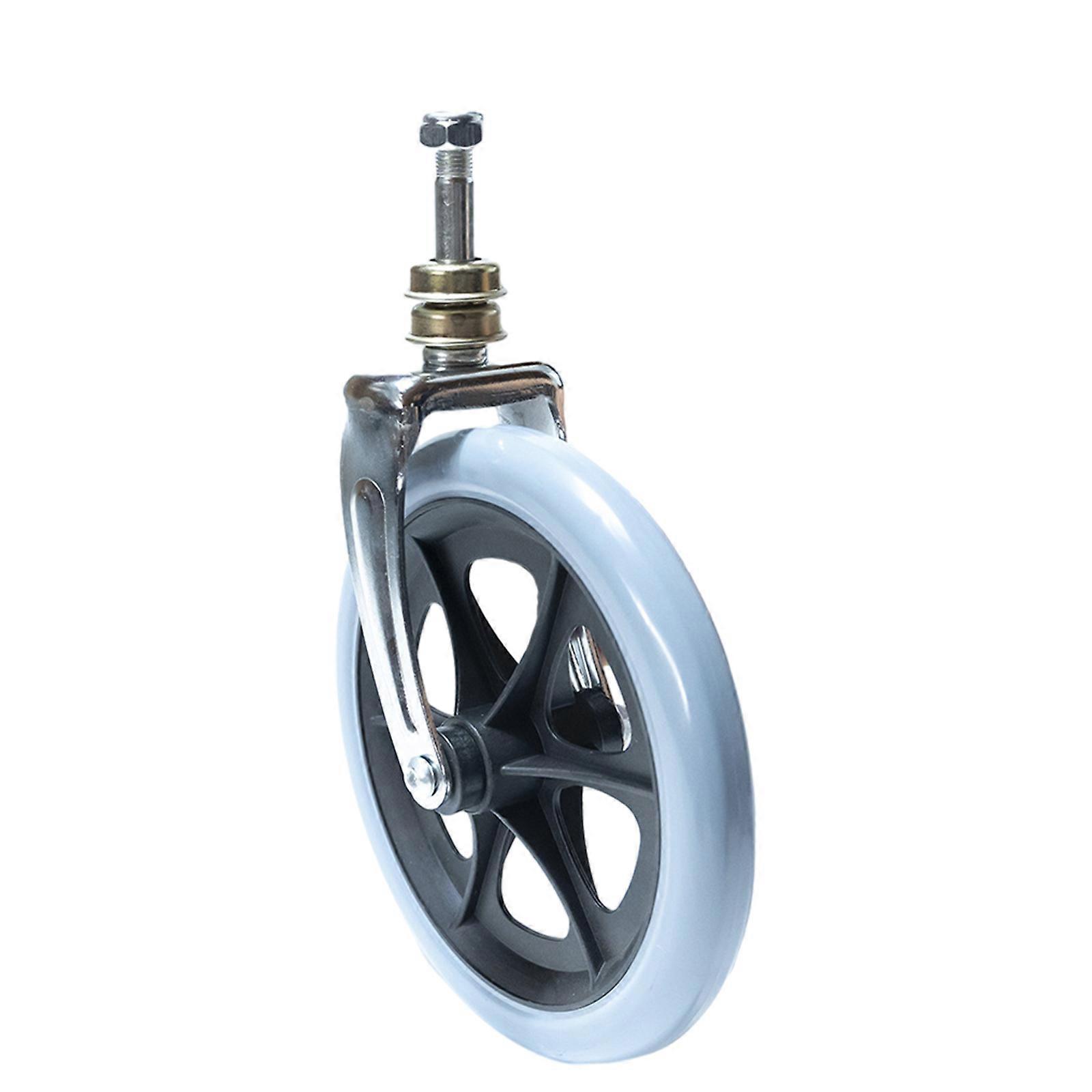 Wheelchair Front Wheel with Front Fork Drive,Replacement Wheel for Wheelchairs,Rollators,Wheelchair Front Casters Wheel
