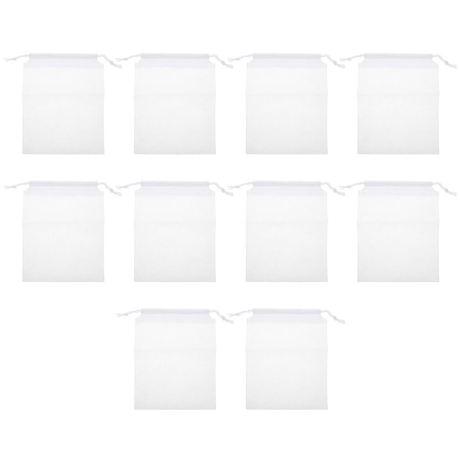 10 stücke Fischernetz Tasche Köder Container Draw String Mesh Sack Non-woven Net Tasche